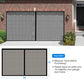 Magnetic Garage Door Screen 8x7 16x7 Fiberglass Mesh Weighted Bottom Auto Close