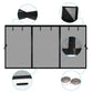 Magnetic Garage Door Screen 8x7 16x7 Fiberglass Mesh Weighted Bottom Auto Close