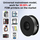 1.75mm PLA 3D Printer Filament 1KG Spool +/- 0.02mm Precision High Strength