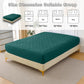 King Mattress Protector Waterproof Ultrasonic Diamond Grid Deep Pocket Green