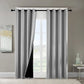 52x63 Blackout Curtains 2 Panels Thermal Insulated Grommet Privacy Drapes