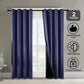 52x63 Blackout Curtains 2 Panels Thermal Insulated Grommet Privacy Drapes
