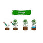 50 Gallon Fabric Grow Bag Heavy Duty Aeration Planter Pot With Handles Black