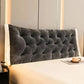 Headboard Pillow 1.5m 59" Tufted Reading Cushion Natural Cotton Backrest