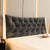 Headboard Pillow 1.5m 59" Tufted Reading Cushion Natural Cotton Backrest