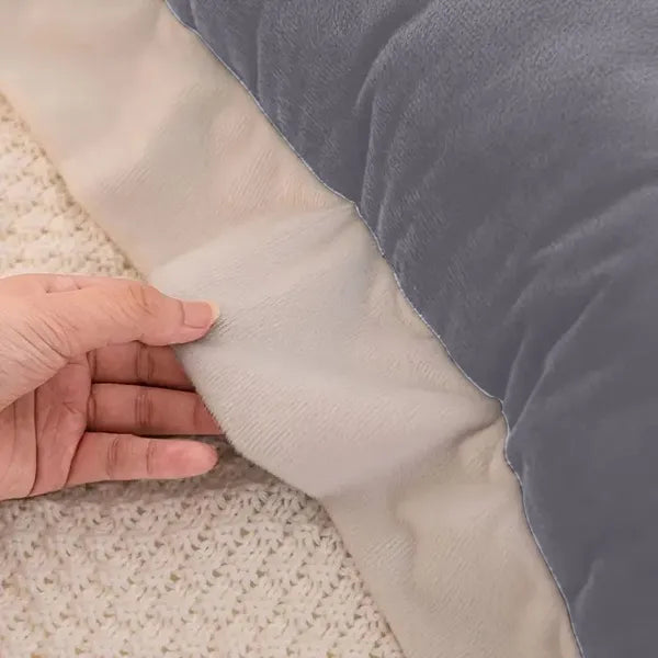 Headboard Pillow 1.5m 59" Tufted Reading Cushion Natural Cotton Backrest