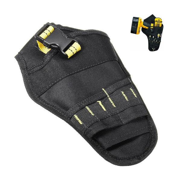 Heavy Duty Drill Holster Tool Belt Pouch with Bit Holder Waist Bag