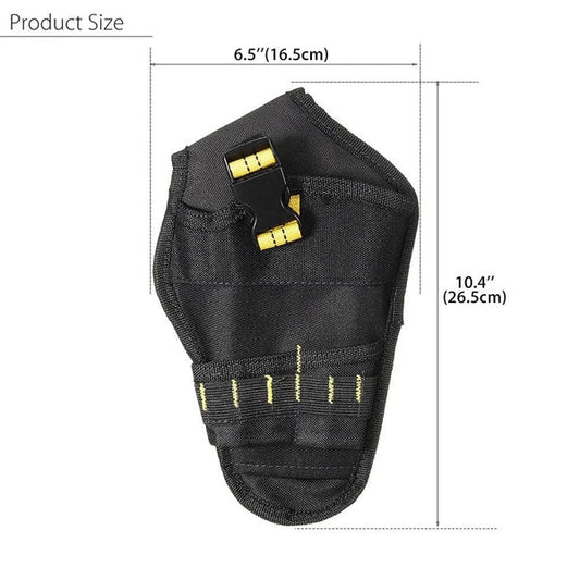 Heavy Duty Drill Holster Tool Belt Pouch with Bit Holder Waist Bag