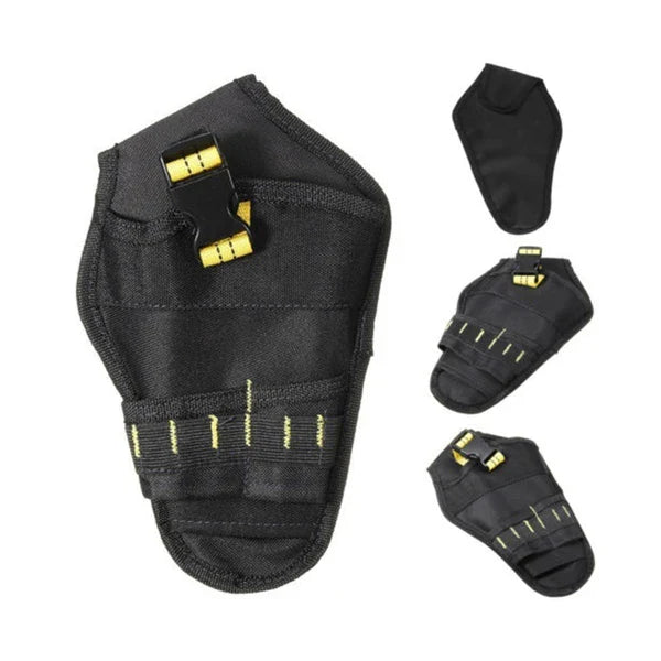 Heavy Duty Drill Holster Tool Belt Pouch with Bit Holder Waist Bag