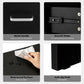 Set of 2 Bedroom Bedside Table Nightstand End Side With Drawer and Open Shelf