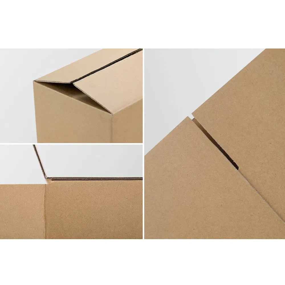 100 Pack 6x4x2 Shipping Boxes Corrugated Cardboard Mailing Cartons Small Kraft