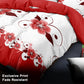 3 Piece Charcoal Grey Botanical Quilt Set White Leaf Vine Bedspread Queen King