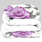 9 Piece Purple Rose Bedspread Curtain Set Queen King Cal King Bedding