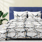 9 Piece Bed in a Bag Set Brown Geometric Bedspread Curtains Queen King Cal