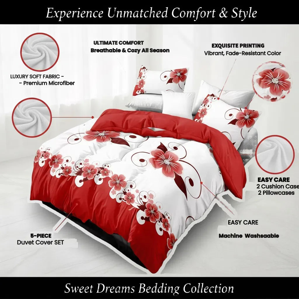 3 Piece Charcoal Grey Botanical Quilt Set White Leaf Vine Bedspread Queen King