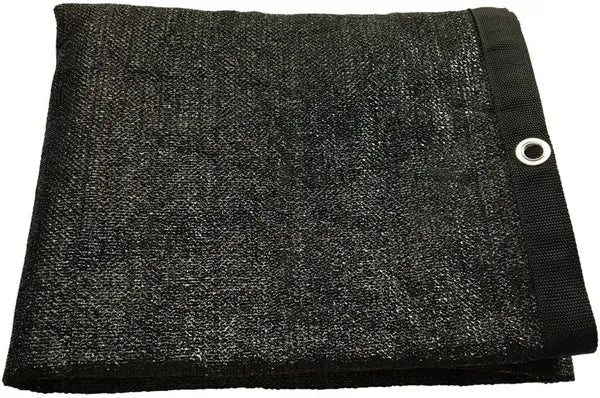 6x12 FT 90% Black Shade Cloth Grommets Pergola Patio Sun Screen Privacy Cover