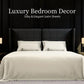 King Size Bed Sheet Set 4PC White Brushed Microfiber Deep Pocket Soft Sheets