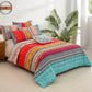 Boho Duvet Cover Set Twin Queen King Soft Microfiber Geometric Bedding Decor Set
