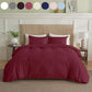 Duvet Cover Set Twin Queen Ultra Soft Luxury Hidden Zipper Corner Ties Bedding
