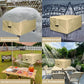 Waterproof Square Fire Pit Cover PVC Patio Fire Table Outdoor