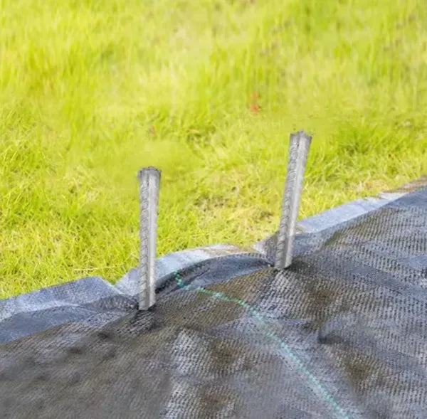 24 Inch Rebar Ground Stakes 0.47" Heavy Duty Steel Anchors Rust Proof 20 Pack