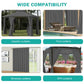 Outdoor Blackout Curtain Tab Top Patio Pergola Gazebo Privacy Drape 1 Panel