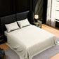 King Size Bed Sheet Set 4PC White Brushed Microfiber Deep Pocket Soft Sheets