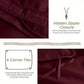Duvet Cover Set Twin Queen Ultra Soft Luxury Hidden Zipper Corner Ties Bedding