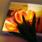Tulip Lamp LED Table Lamp Flower Vase Desktop Decoration Dimmable Night Light