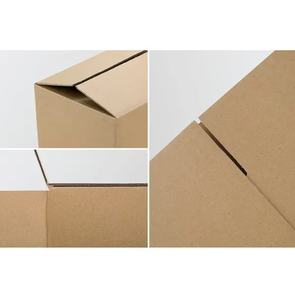 100 Pack 6x4x2 Shipping Boxes Corrugated Cardboard Mailing Cartons Small Kraft