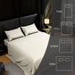 King Size Bed Sheet Set 4PC White Brushed Microfiber Deep Pocket Soft Sheets