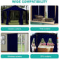 50x96 Outdoor Blackout Curtain Dark Blue Grommet Patio Pergola Privacy 1 Panel