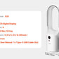 VEVOR Bladeless Desk Fan 12.99in USB Quiet 6 Speed Tower Fan Kids Safe