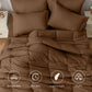 Brown Comforter Set Twin Queen King Bedding All Season Down Alternative Quilt