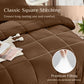 Brown Comforter Set Twin Queen King Bedding All Season Down Alternative Quilt