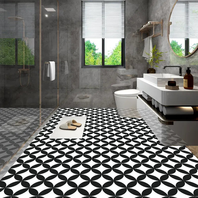 Peel and Stick Floor Tile 20 Pack Self Adhesive Vinyl Flooring Waterproof 7.9x7.9
