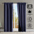 Blackout Curtains Set of 2 52x84 Thermal Rod Pocket Room Darkening Privacy