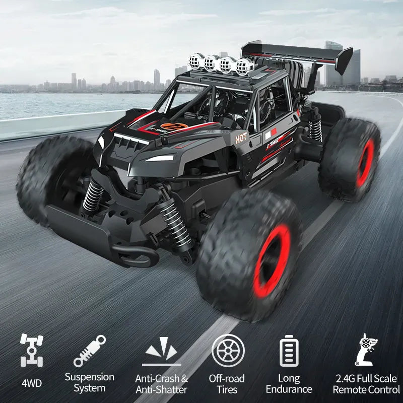 4WD RC Off Road Car 2.4GHz Remote Control Truck Drift Buggy All Terrain