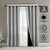 Blackout Curtains Set of 2 52x84 Thermal Grommet Room Darkening Privacy