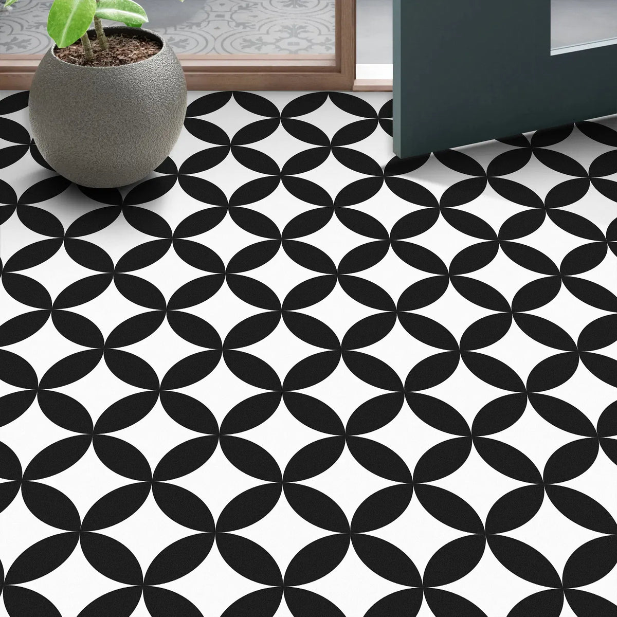 Peel and Stick Floor Tile 20 Pack Self Adhesive Vinyl Flooring Waterproof 7.9x7.9
