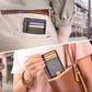 Mens Leather Slim Wallet RFID Blocking Credit Card Holder ID Money Pocket