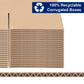 50 Pack 8x8x8 Shipping Boxes Corrugated Cardboard Mailing Box Bulk 8x8x8"