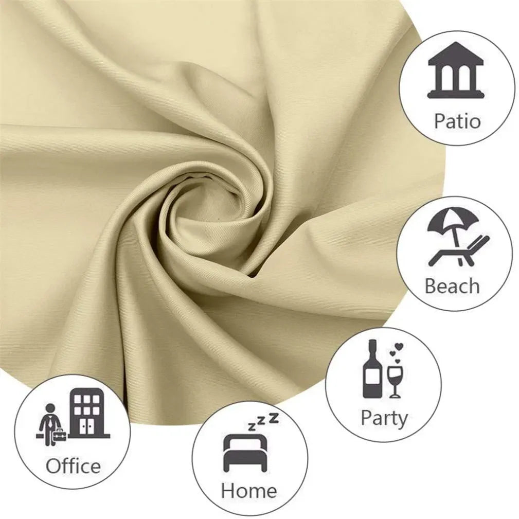 50x84 Beige Indoor Outdoor Curtain Panel Grommet Patio Pergola Privacy 1 Panel