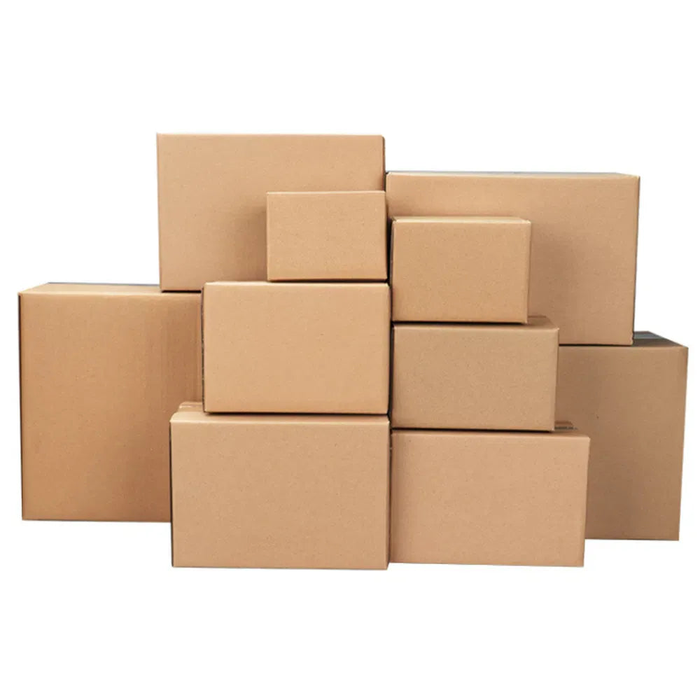 100 Pack 6x4x4 Shipping Boxes Corrugated Cardboard Mailing Box Bulk 6x4x4"