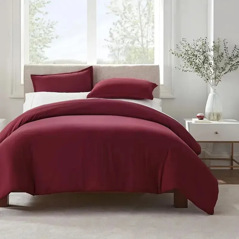 Duvet Cover Set Twin Queen Ultra Soft Luxury Hidden Zipper Corner Ties Bedding