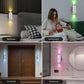 LED Motion Sensor Night Light Rechargeable Wireless Magnetic Wall Light Sconce