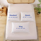 Extra Firm Pillow Queen King Standard Size White Adjustable Bed Pillow Support