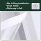 47x59 Window Insulation Kit Winter Zipper Reusable Draft Stopper No Drill Cover