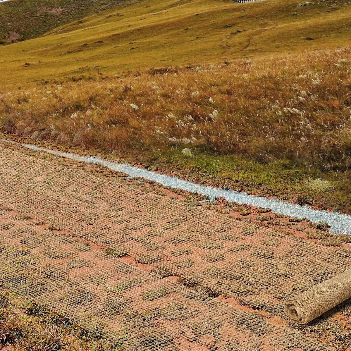 Coconut Coir Erosion Control Blanket 180g Slope Soil Stabilization Netting Roll