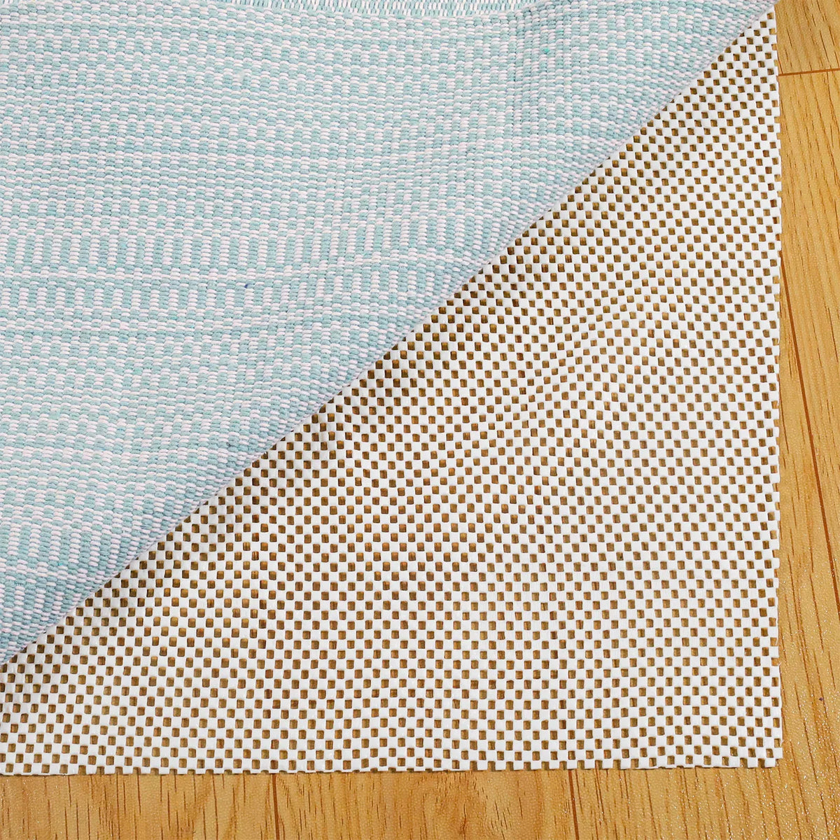 Non Slip Rug Pad 6x9 For Hardwood Floors Area Rug Gripper Mat Cushion White New